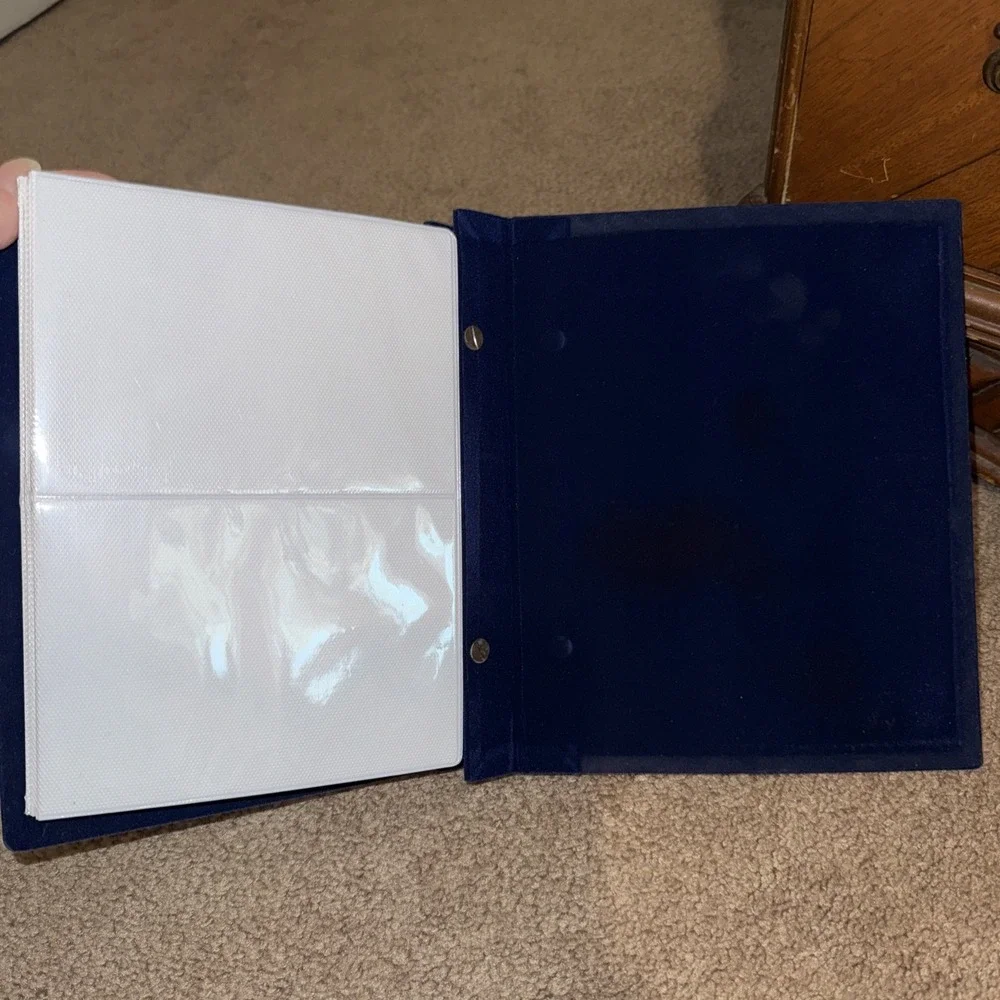 Silver Plated Photo Frame Album 5x7, holds 30 plus photos
